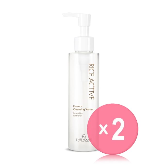 the SKIN HOUSE-Rice Active Essence Cleansing Water 2pcs Bundle Set