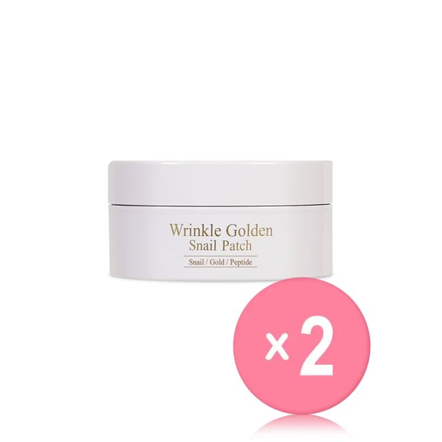 the SKIN HOUSE-Wrinkle Golden Snail Patch 2pcs Bundle Set