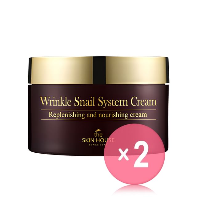the SKIN HOUSE-Wrinkle Snail System Cream JUMBO 2pcs Bundle Set