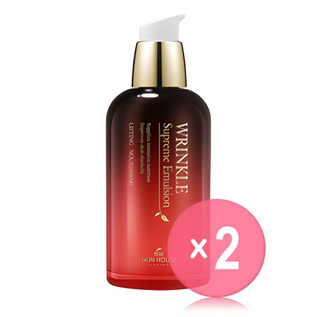 the SKIN HOUSE-Wrinkle Supreme Emulsion 2pcs Bundle Set