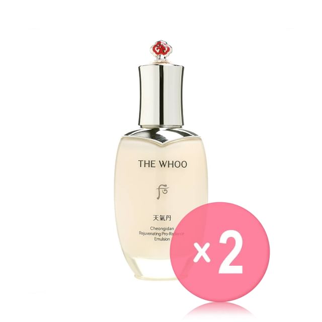 THE WHOO-Cheongidan Rejuvenating Pro-Radiance Emulsion 2pcs Bundle Set