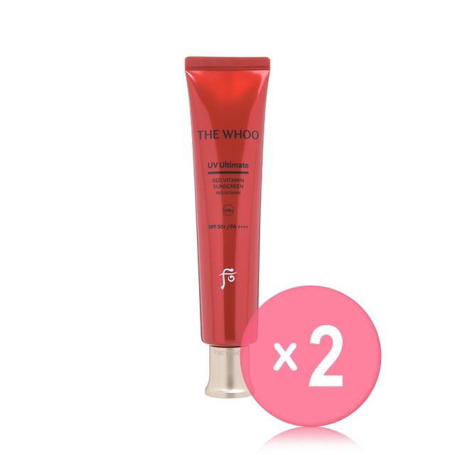 THE WHOO-UV Ultimate Red Vitamin Sunscreen 2pcs Bundle Set