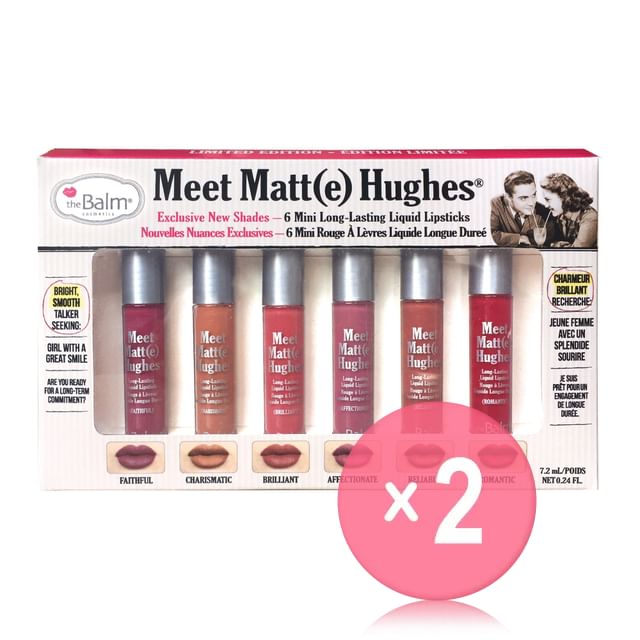 theBalm-Meet Matte Hughes Vol2 Mini Kit 2pcs Bundle Set