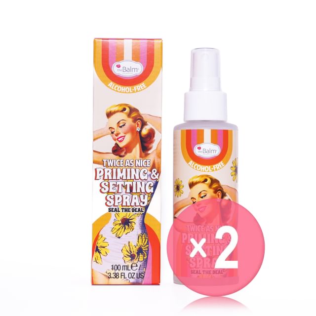 theBalm-Twice as Nice Priming Setting Spray 2pcs Bundle Set