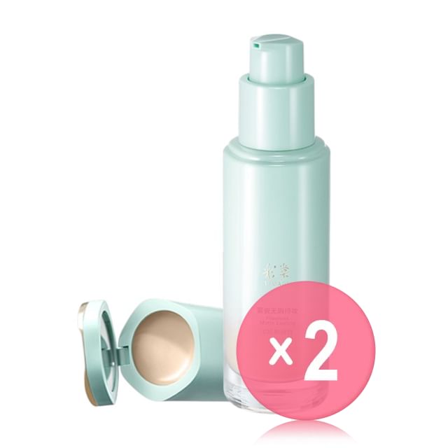 TIMAGE-Flawless Matte Lasting Foundation And Correcting Concealer - 6 Shades 2pcs Bundle Set