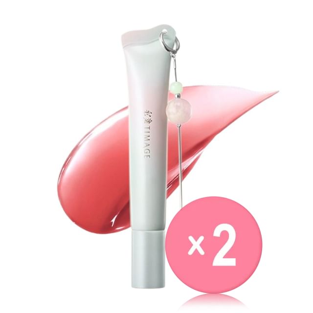 TIMAGE-Glossy And Moisturizing Lip Serum - 5 Colors 2pcs Bundle Set
