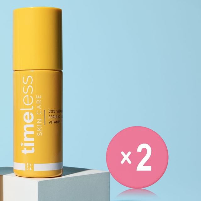 Timeless Skin Care-20 Vitamin C E Ferulic Acid Serum 2pcs Bundle Set
