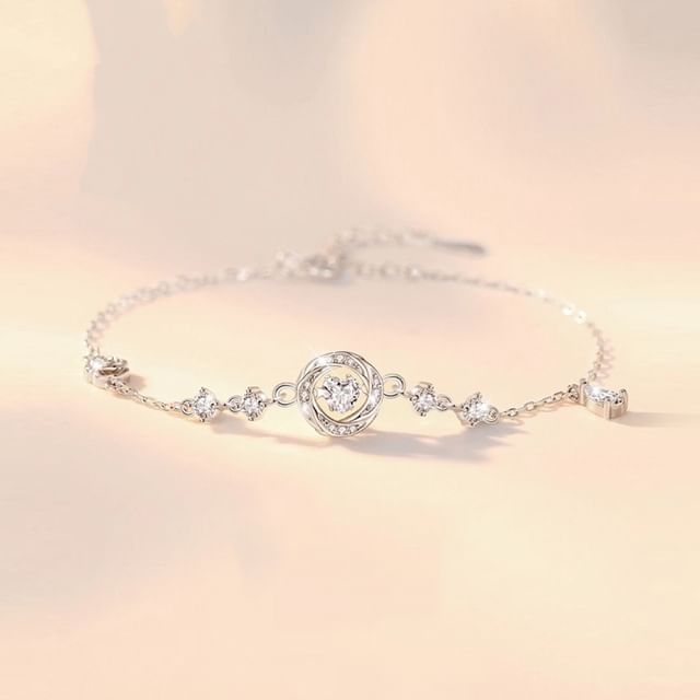 Tinseltown-Rhinestone Alloy Bracelet
