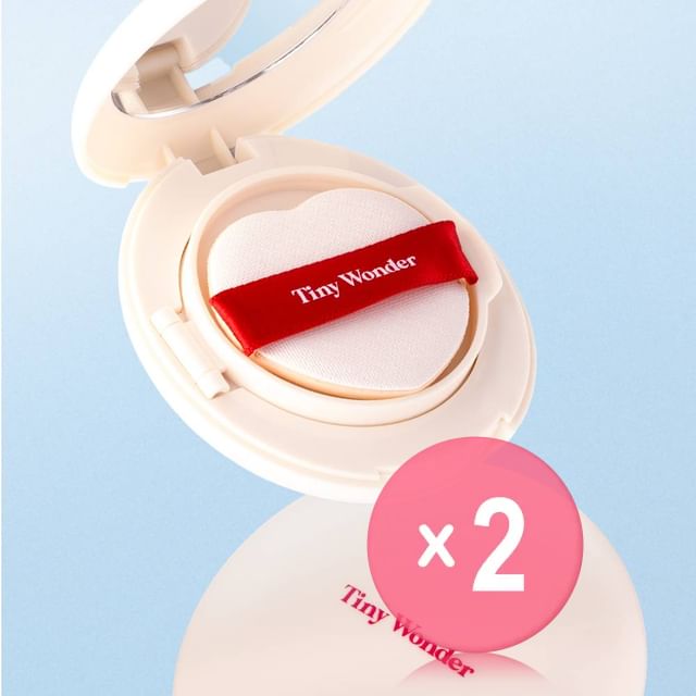 Tiny Wonder-Hyper Dewy Cushion - 2 Colors 2pcs Bundle Set