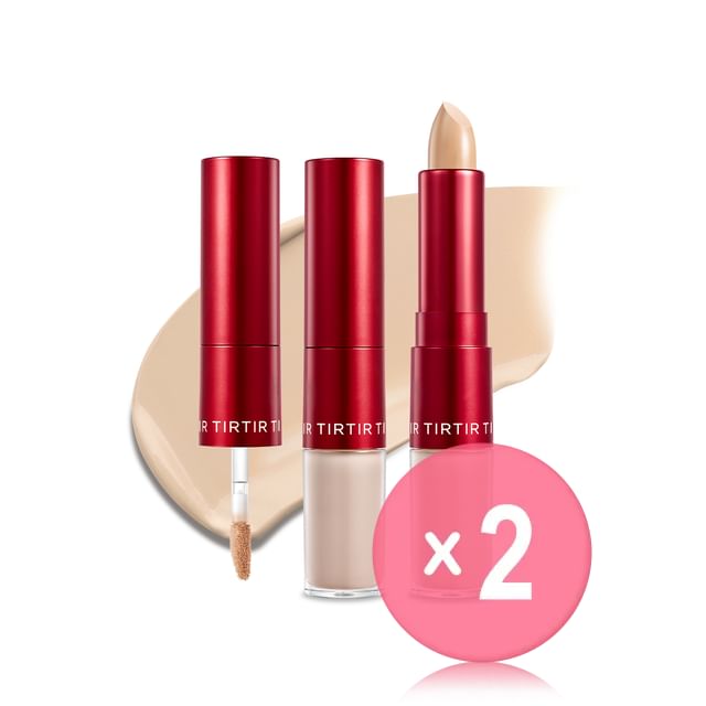 TIRTIR-Glide Hide Blurring Concealer - 20 Colors 2pcs Bundle Set