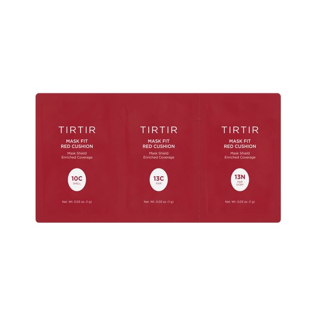 TIRTIR-Mask Fit Red Cushion 3 Shade Trial Kit - Kit découverte fond de teint cushion 3 teintes - 14 teintes