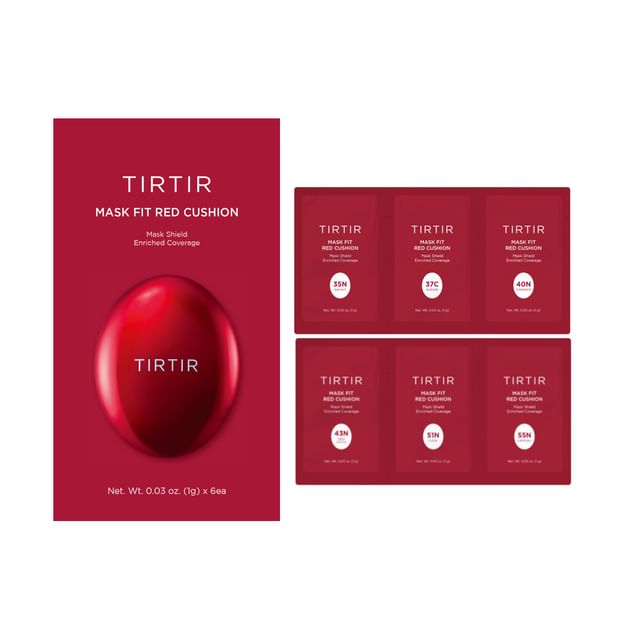 TIRTIR - Mask Fit Red Cushion 6 Shade Trial Kit - 5 Colors | YesStyle