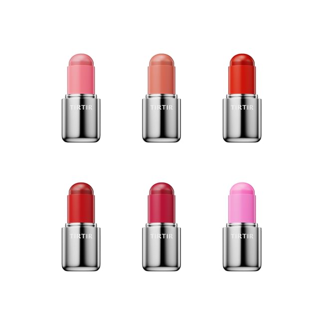 TIRTIR-Mood Glider Lip Blush Stick - Bastão para Lábios e Bochechas - 6 Cores