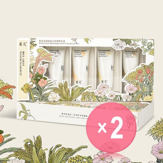 TO GLOW-Hydrating Perfumed Hand Cream Gift Set 2pcs Bundle Set