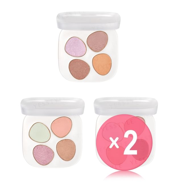 to-one-2025 Summer Collection Petal Float Eye Palette 2pcs Bundle Set