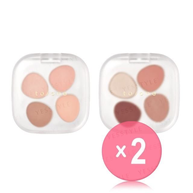 to-one-Petal Float Eye Palette 2pcs Bundle Set