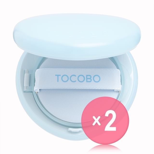 TOCOBO-Blur Finish Sun Cushion - 2 Types 2pcs Bundle Set