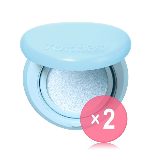 TOCOBO-Blur Finish Sun Cushion - 2 Types 2pcs Bundle Set