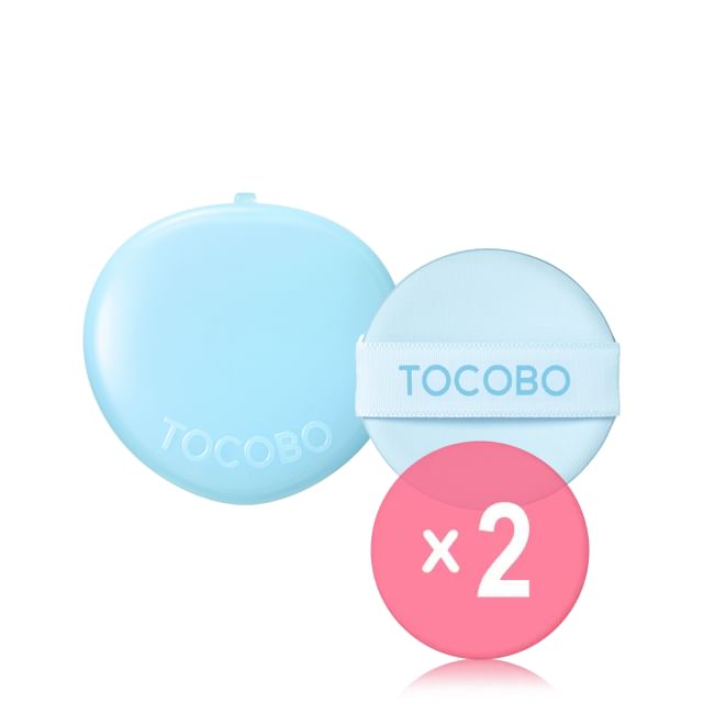TOCOBO-Blur Finish Sun Cushion Mini - 2 Types 2pcs Bundle Set