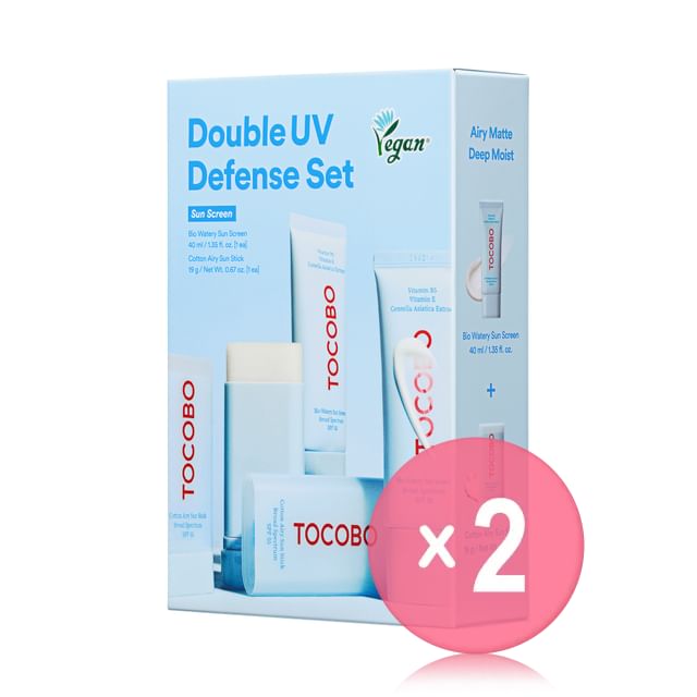 TOCOBO-Double UV Defense Set 2pcs Bundle Set