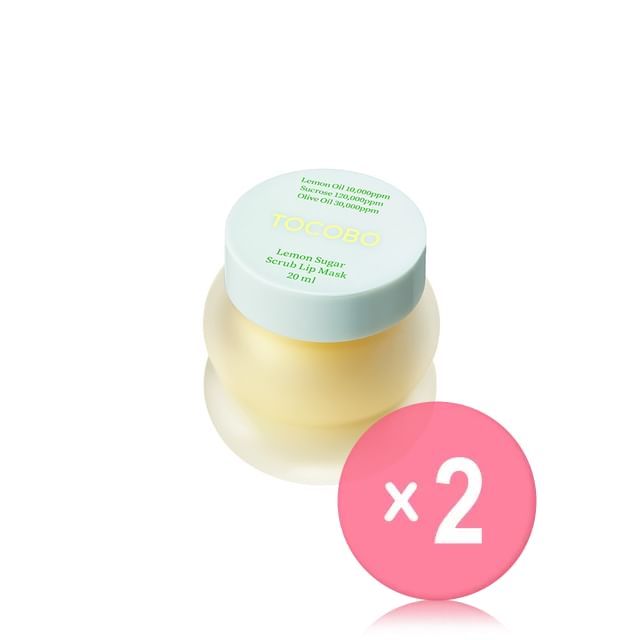 TOCOBO-Lemon Sugar Scrub Lip Mask 2pcs Bundle Set