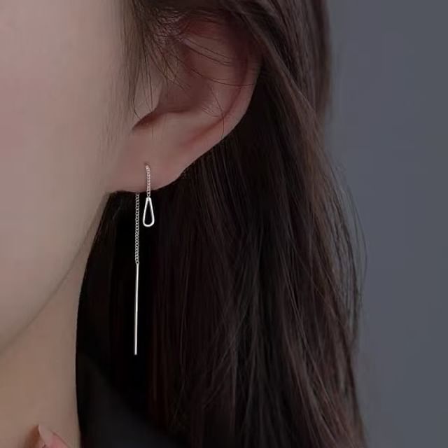 Toinianimos-Sterling Silver Threader Earring