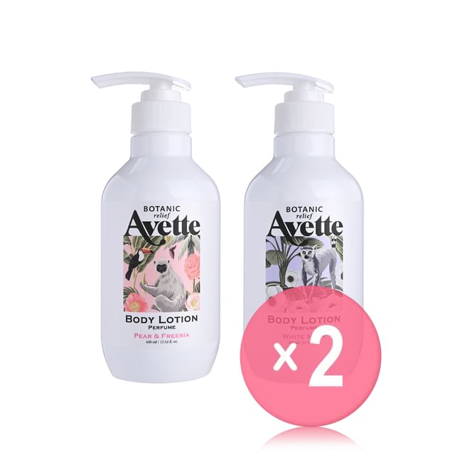 TONYMOLY-Avette Botanic Relief Body Lotion - 2 Types 2pcs Bundle Set