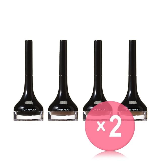 TONYMOLY-Back Gel Eyeliner - 8 Colors 2pcs Bundle Set