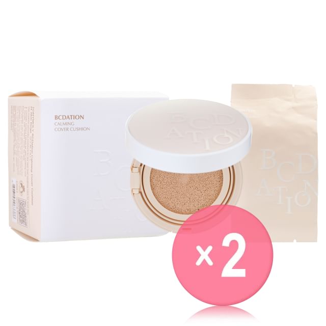 TONYMOLY-BCDation Calming Cover Cushion - 2 Colors 2pcs Bundle Set