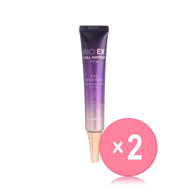 TONYMOLY-Bio Ex Cell Peptide Fill Up Eye Solution 2pcs Bundle Set