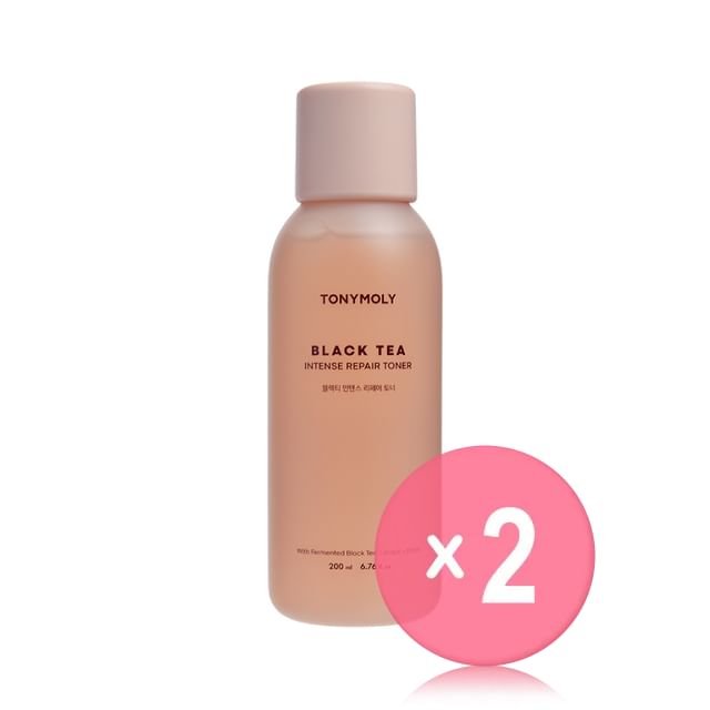 TONYMOLY-Black Tea Intense Repair Toner 2pcs Bundle Set