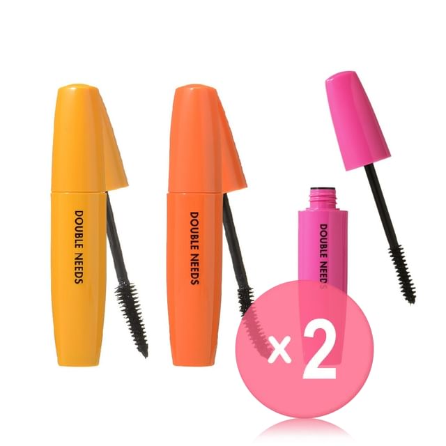 TONYMOLY-Double Needs Pang Pang Mascara - 3 Types 2pcs Bundle Set