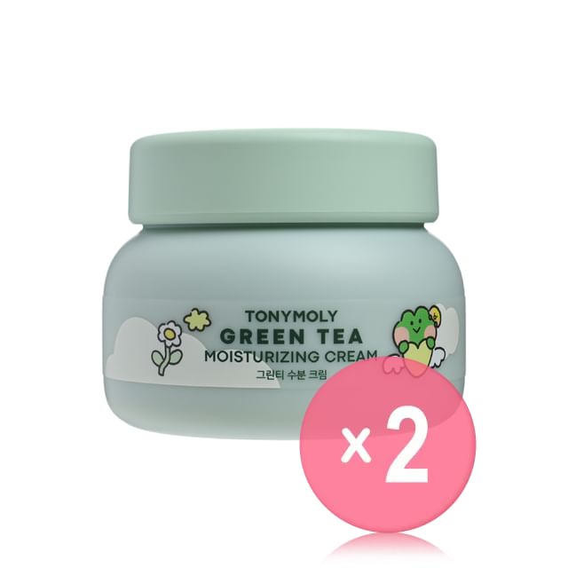 TONYMOLY-Green Tea Moisturizing Cream Minini Edition 2pcs Bundle Set