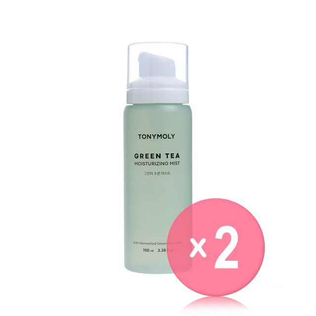 TONYMOLY-Green Tea Moisturizing Mist 2pcs Bundle Set