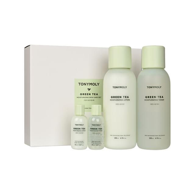 TONYMOLY-Green Tea Moisturizing Skin Care Set