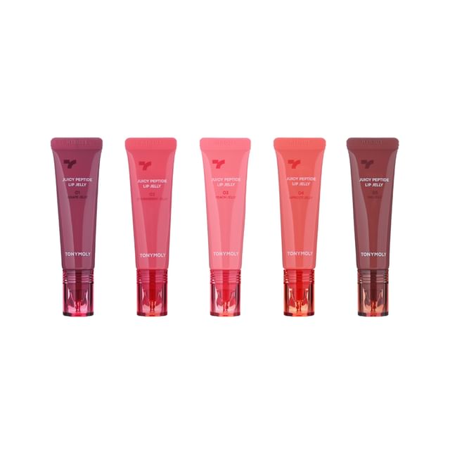 TONYMOLY-Juicy Peptide Lip Jelly - Gelée à lèvres aux peptides - 5 couleurs