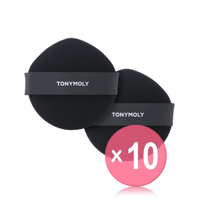TONYMOLY-Skin Tone Fixing Cover Cushion PuffSet 10pcs Bundle Set