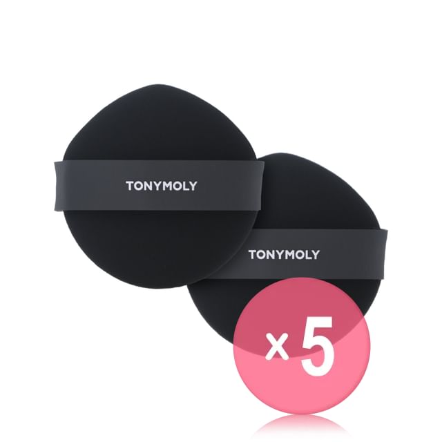 TONYMOLY-Skin Tone Fixing Cover Cushion PuffSet 5pcs Bundle Set
