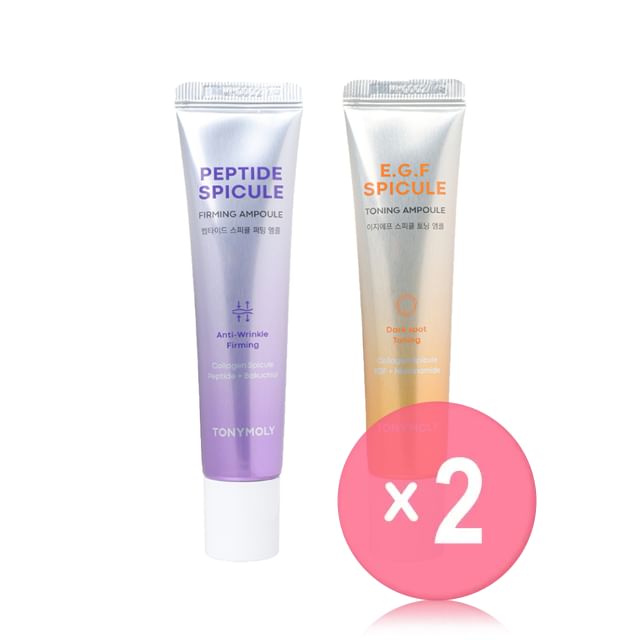 TONYMOLY-Spicule Ampoule - 2 Types 2pcs Bundle Set