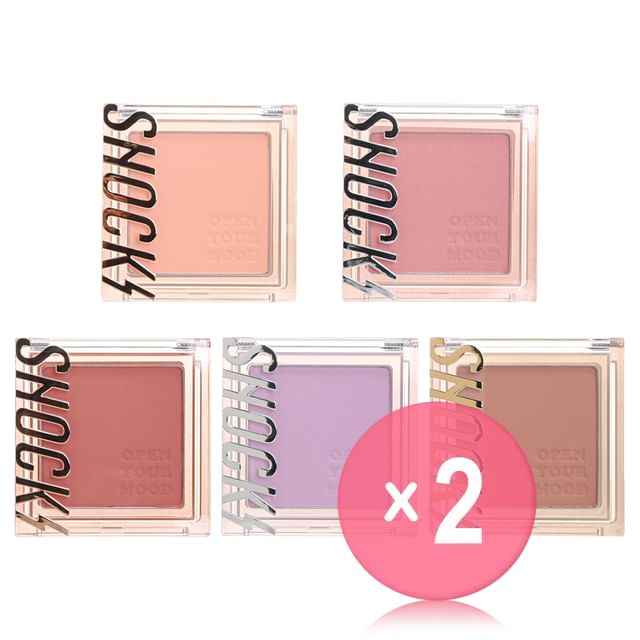 TONYMOLY-The Shocking Spin-Off Blusher - 5 Colors 2pcs Bundle Set