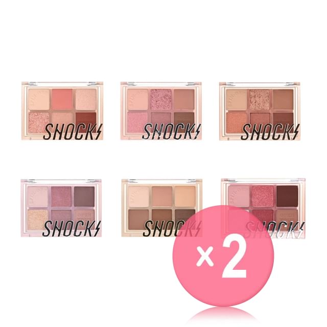 TONYMOLY-The Shocking Spin-Off Palette - 6 Types 2pcs Bundle Set