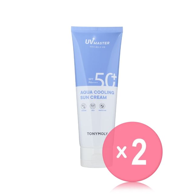 TONYMOLY-UV Master Aqua Cooling Sun Cream 2pcs Bundle Set