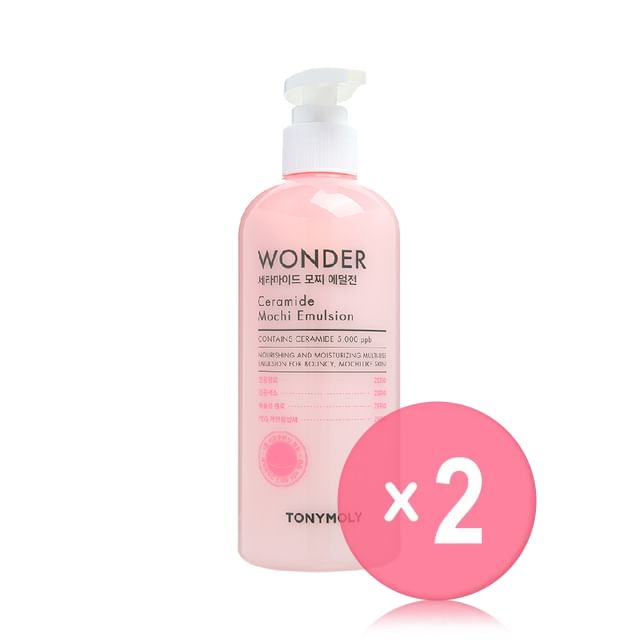 TONYMOLY-Wonder Ceramide Mochi Emulsion 2pcs Bundle Set