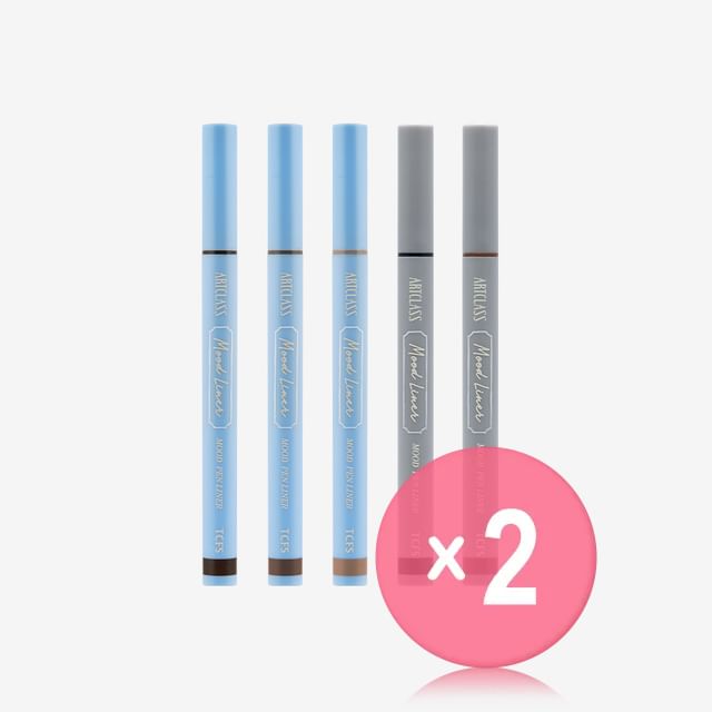 too cool for school -تو كول فور سكول-Artclass Mood Pen Liner - 5 Colors 2pcs Bundle Set