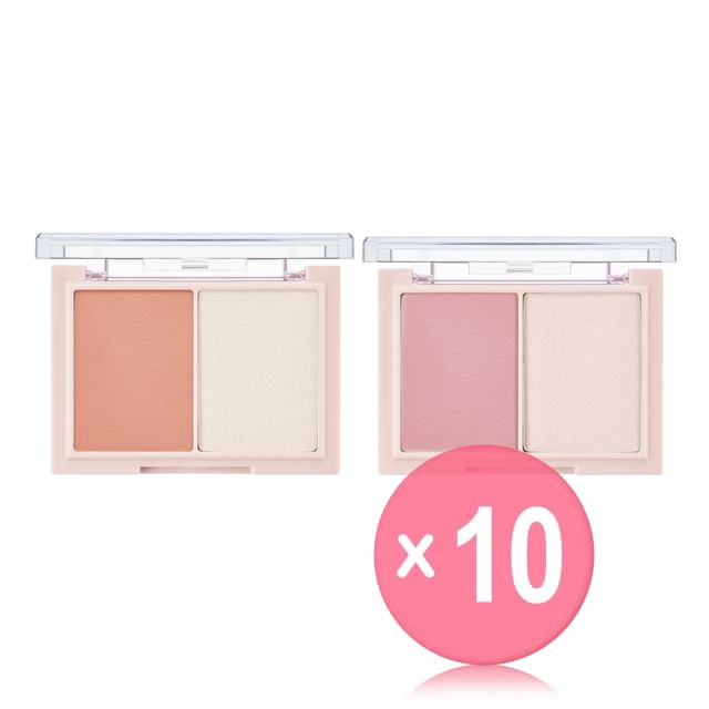 too cool for school -تو كول فور سكول-TAG Mood Blush Beam - 2 Types 10pcs Bundle Set