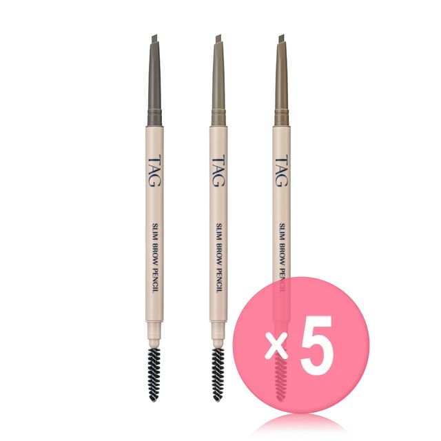 too cool for school -تو كول فور سكول-TAG Slim Brow Pencil - 3 Colors 5pcs Bundle Set