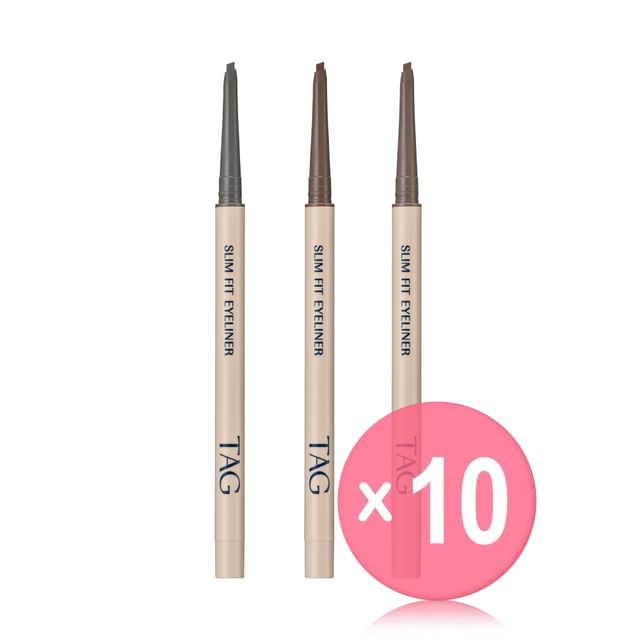 too cool for school -تو كول فور سكول-TAG Slim Fit Eyeliner - 3 Colors 10pcs Bundle Set