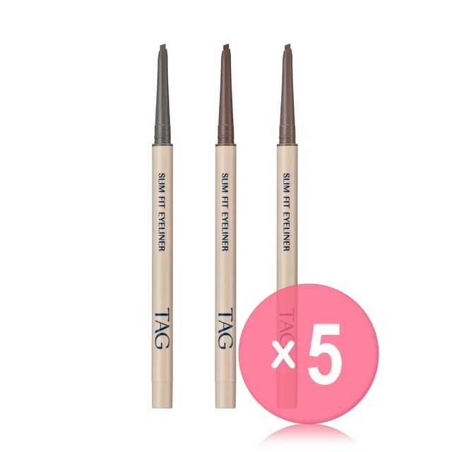 too cool for school -تو كول فور سكول-TAG Slim Fit Eyeliner - 3 Colors 5pcs Bundle Set