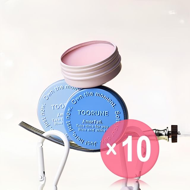 TOORUNE-Macaron Fragrance Solid Balm - 15 Flavors 10pcs Bundle Set