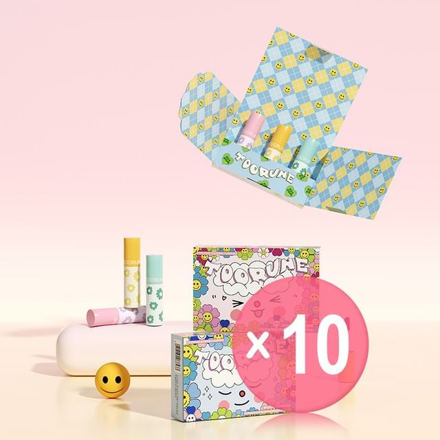 TOORUNE-Spring Blossom Matte Liquid Lipstick Set - 2 Types 10pcs Bundle Set